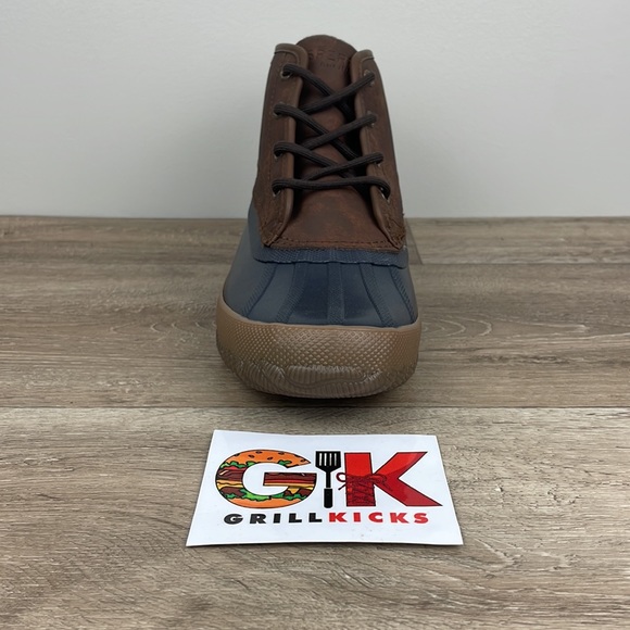 Men’s Sperry Breakwater Boot Memory Foam Brown/Navy - Picture 4 of 5